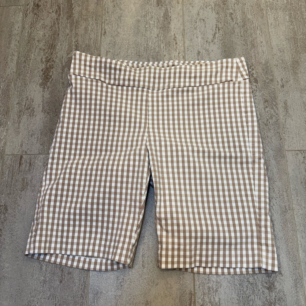 J. McLaughlin Gingham Shorts